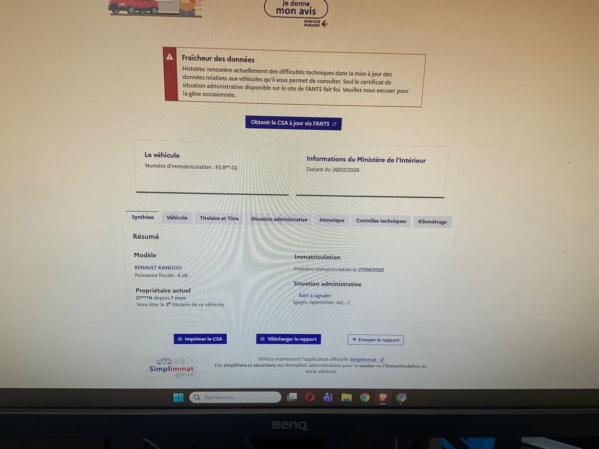 Renault Kangoo d'occasion