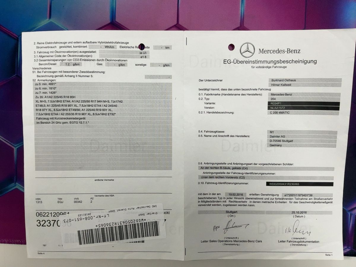 Mercedes-Benz C-Klasse d'occasion