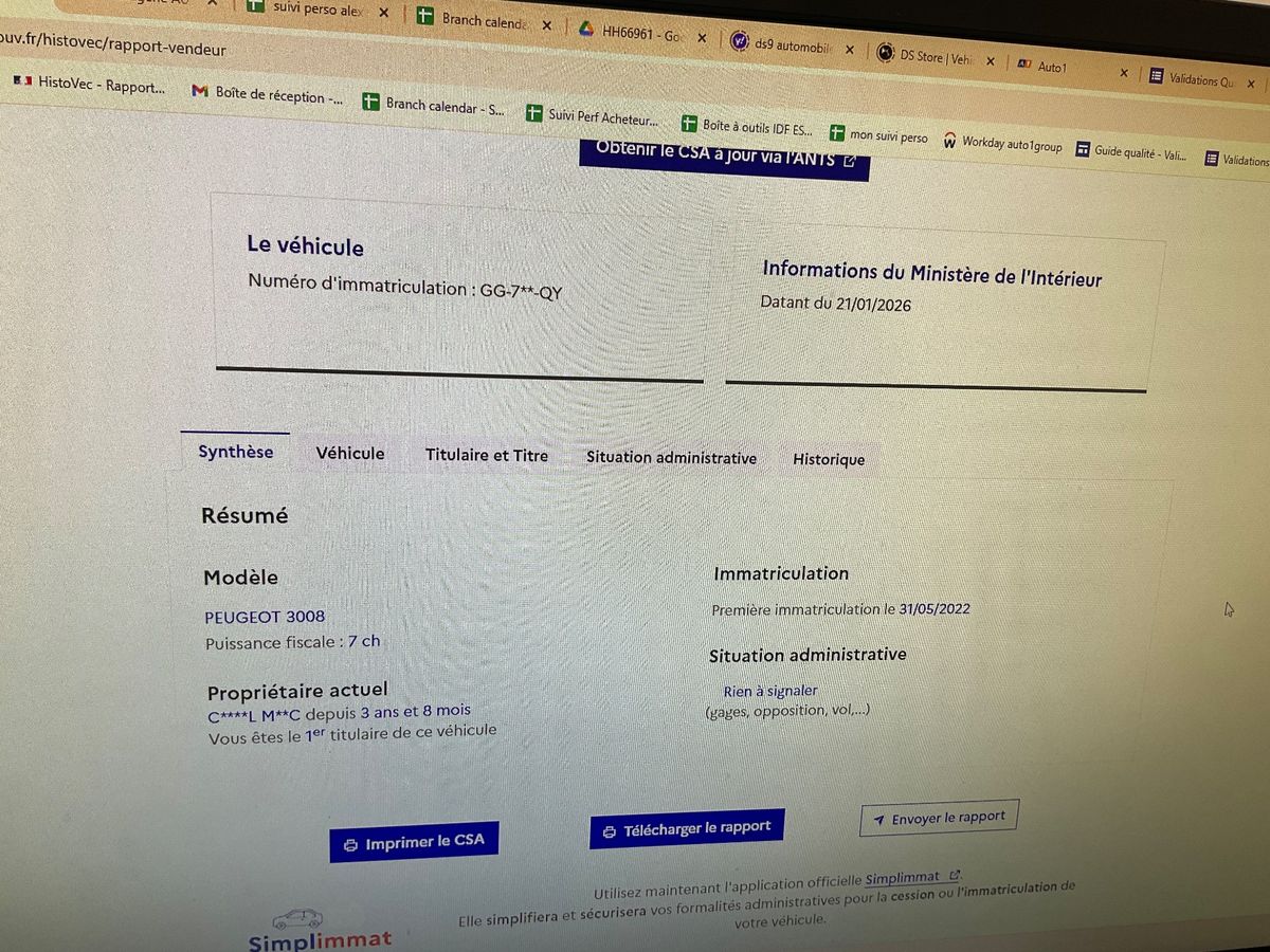 Peugeot 3008 d'occasion