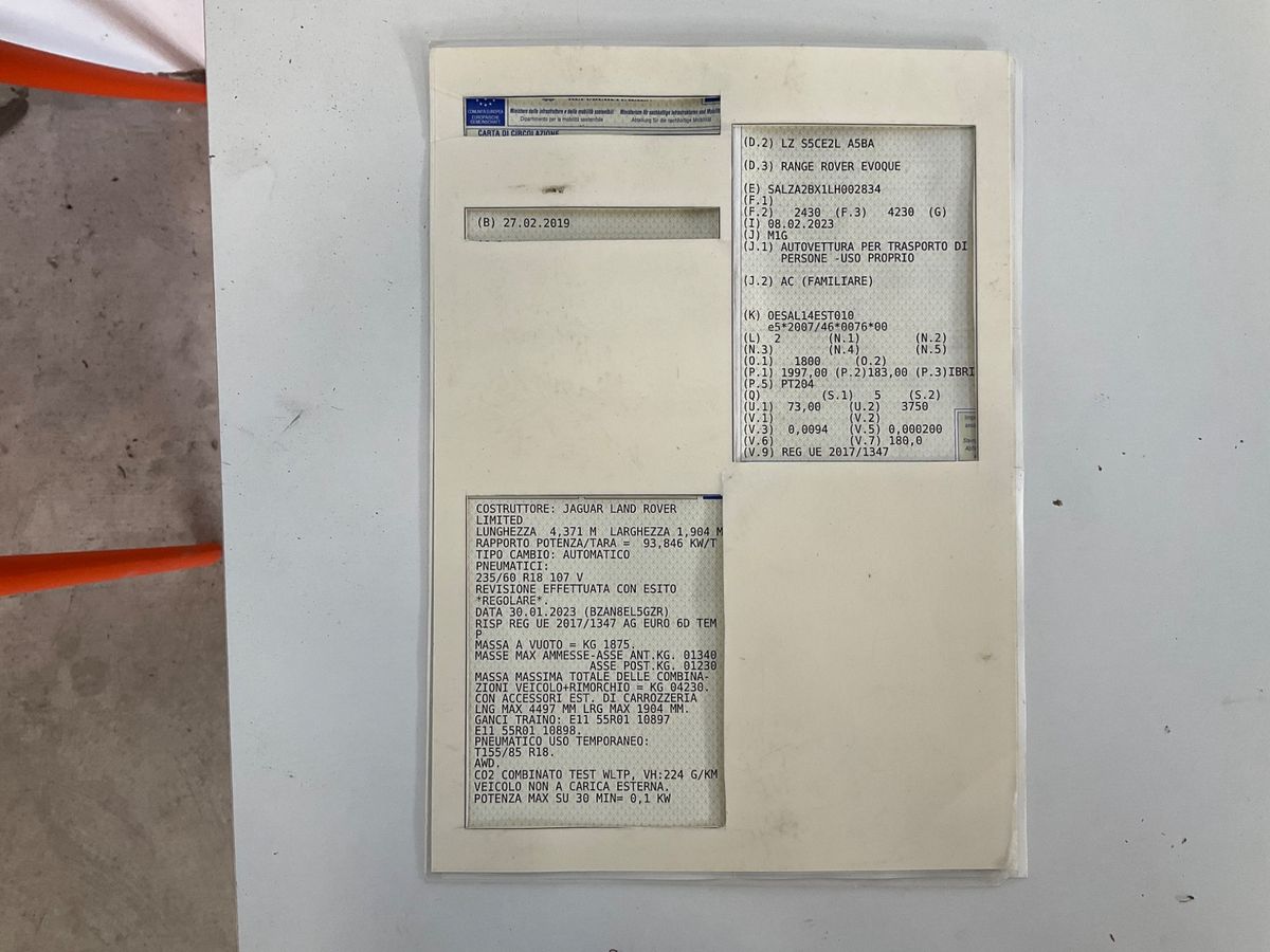 Land Rover Evoque P250 Mild-Hybrid S