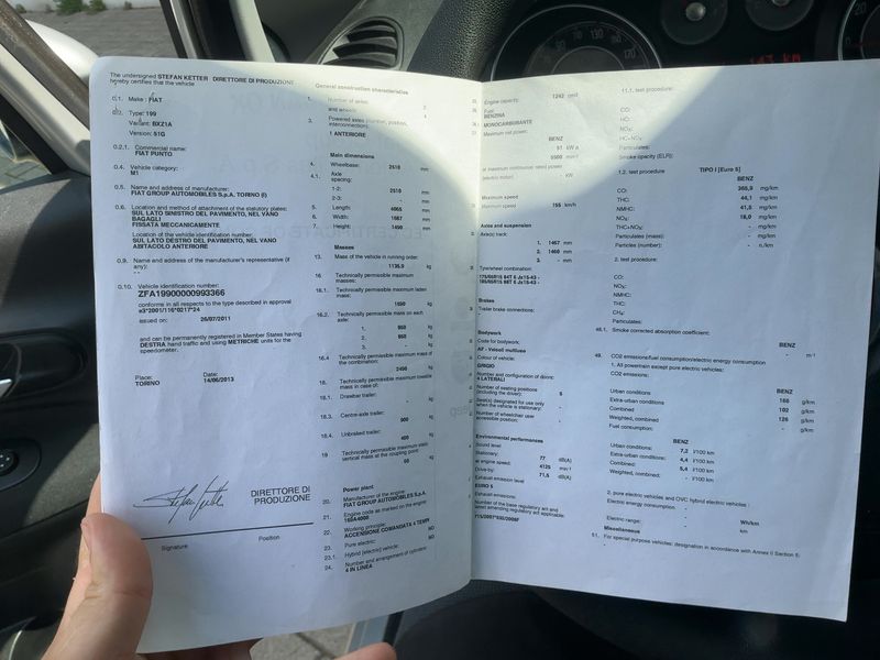 Fiat Punto 1.2 Pop — zdjęcie 16