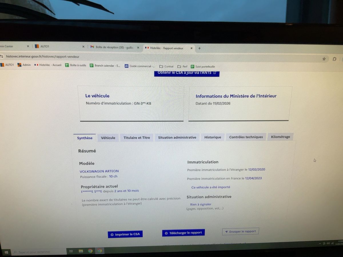 Volkswagen Arteon d'occasion