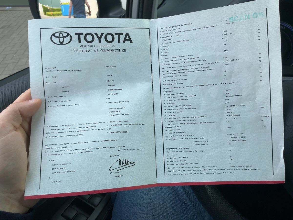 Toyota Auris d'occasion