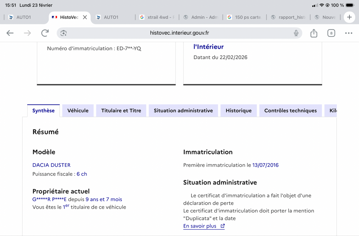 Dacia Duster d'occasion