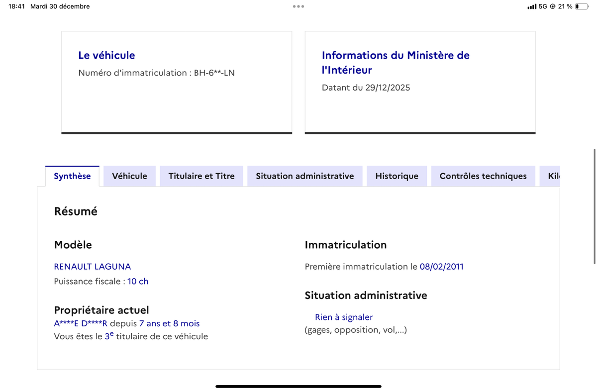 Renault Laguna d'occasion