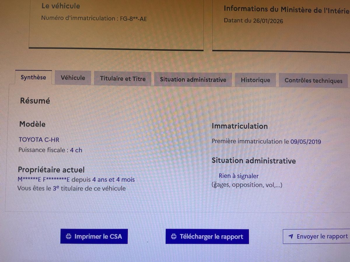 Toyota C-HR d'occasion