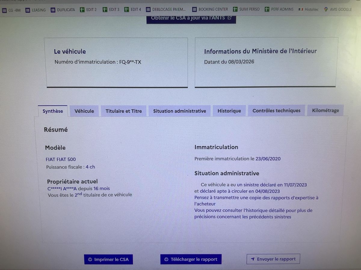 Fiat 500C d'occasion