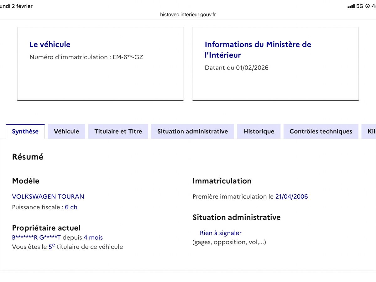 Volkswagen Touran d'occasion