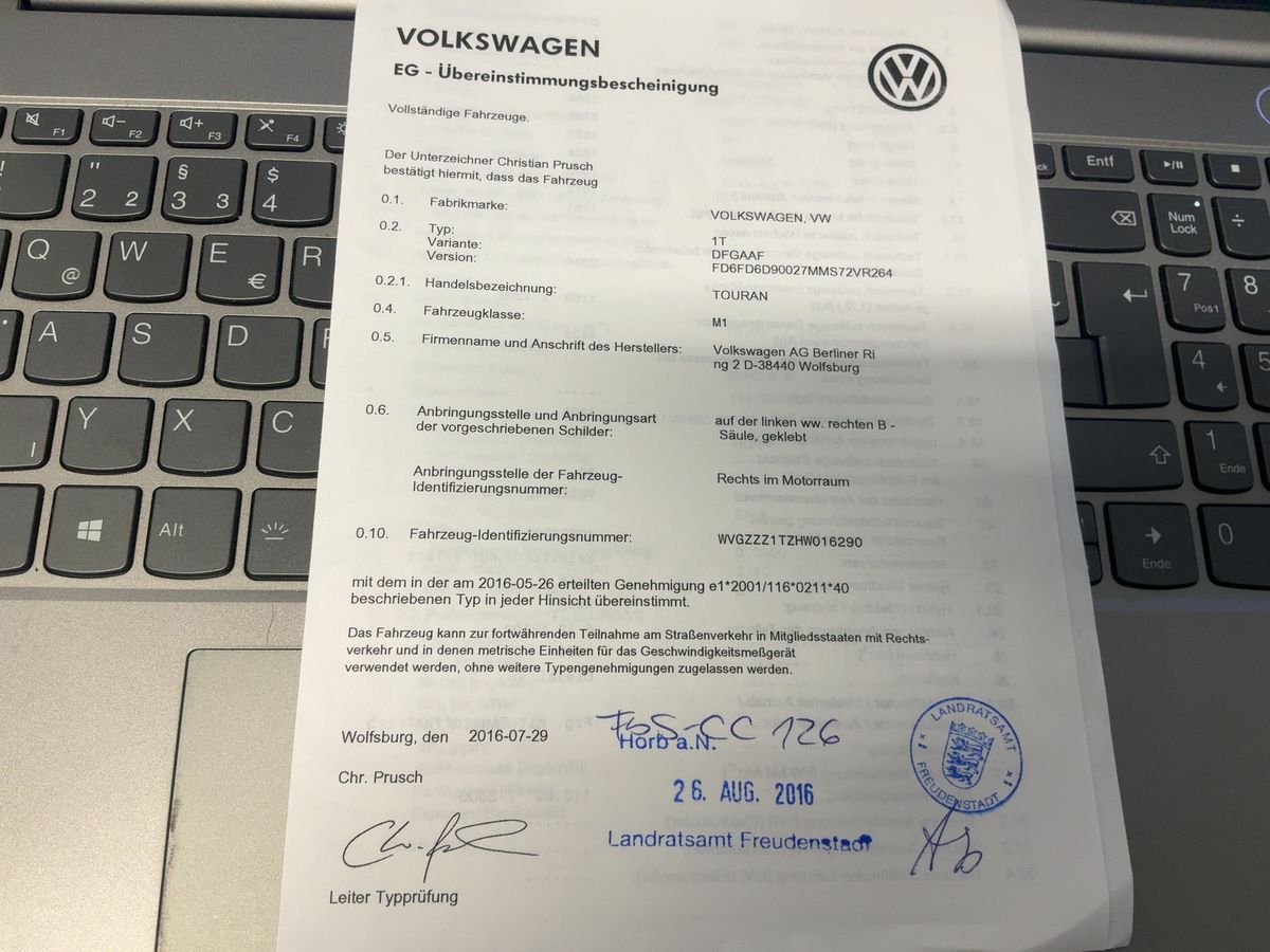 Volkswagen Touran d'occasion