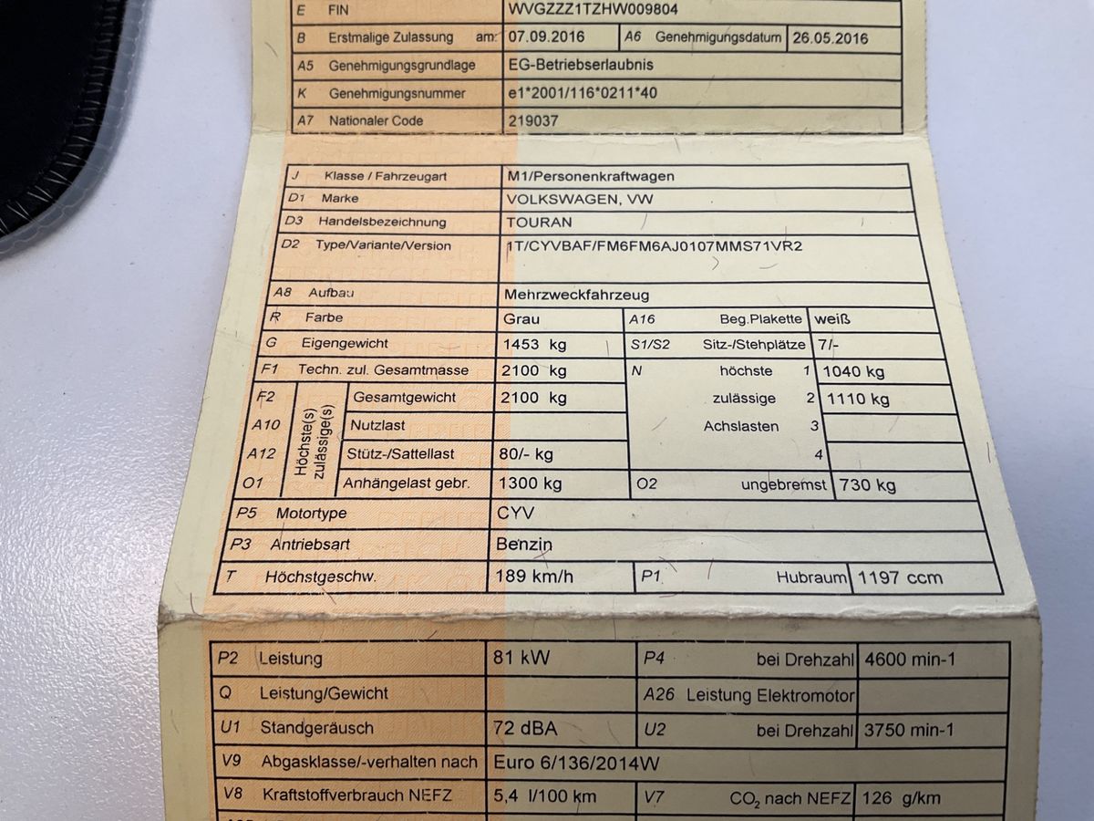 Volkswagen Touran d'occasion