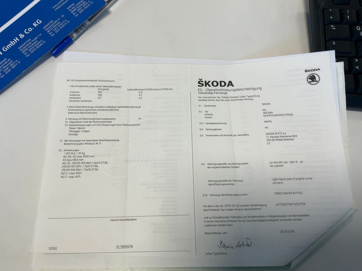 Skoda Rapid d'occasion