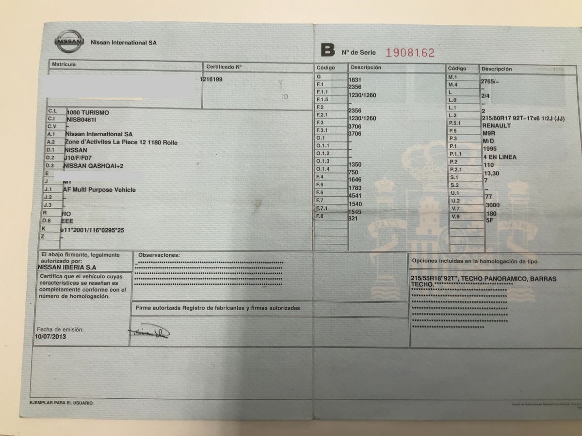 Nissan Qashqai+2 d'occasion