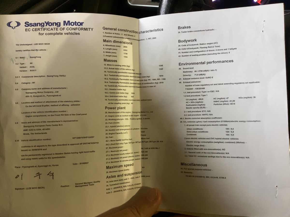 Ssangyong Tivoli d'occasion