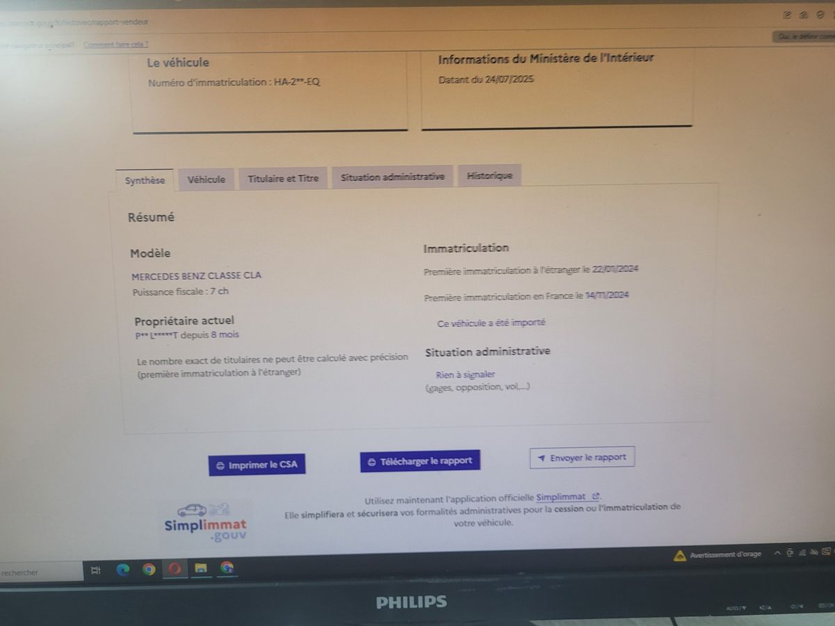 Mercedes-Benz CLA-Klasse d'occasion