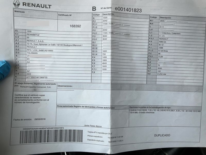 Renault Talisman 1.6 dCi Energy Zen 2016 – снимка 21