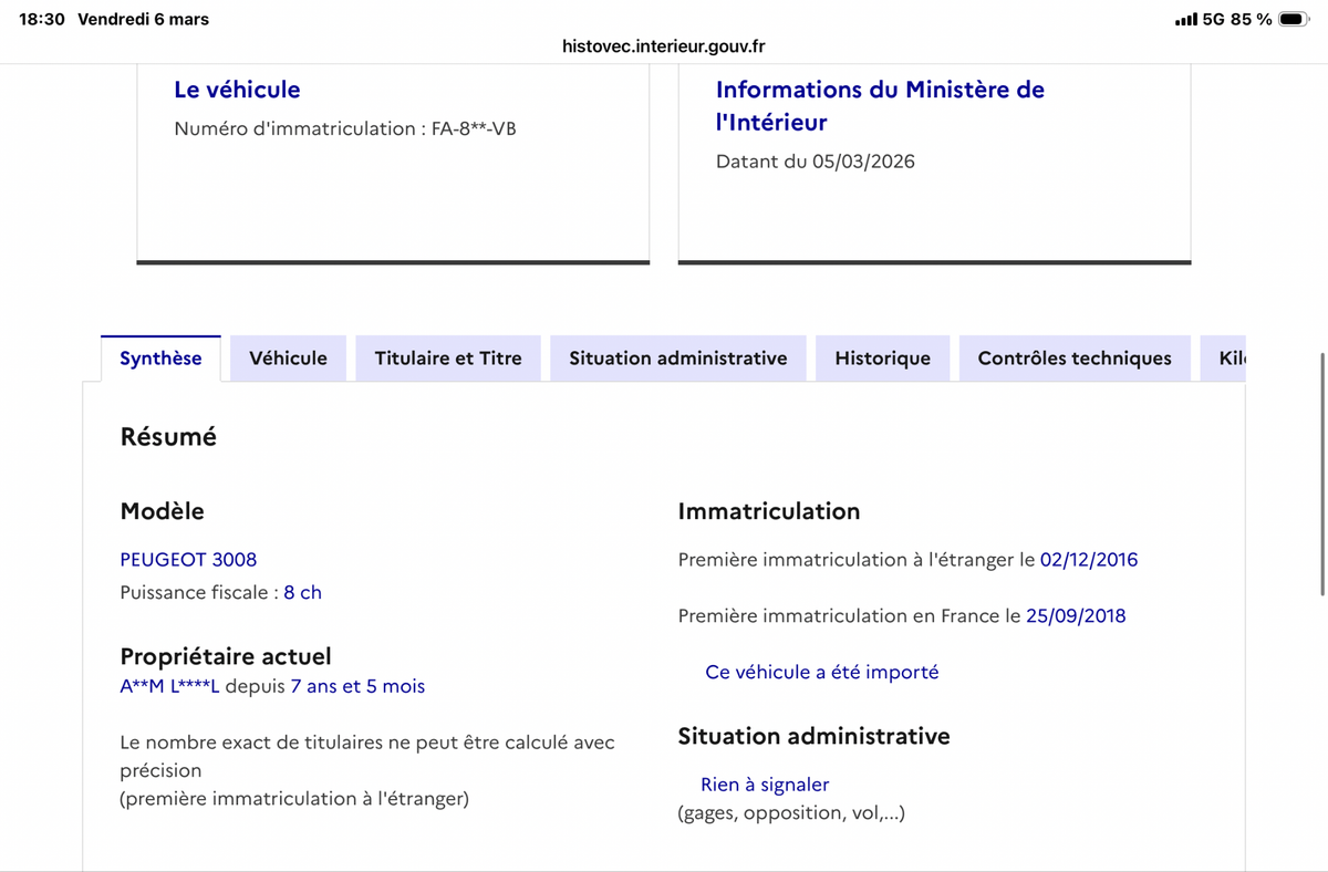 Peugeot 3008 d'occasion