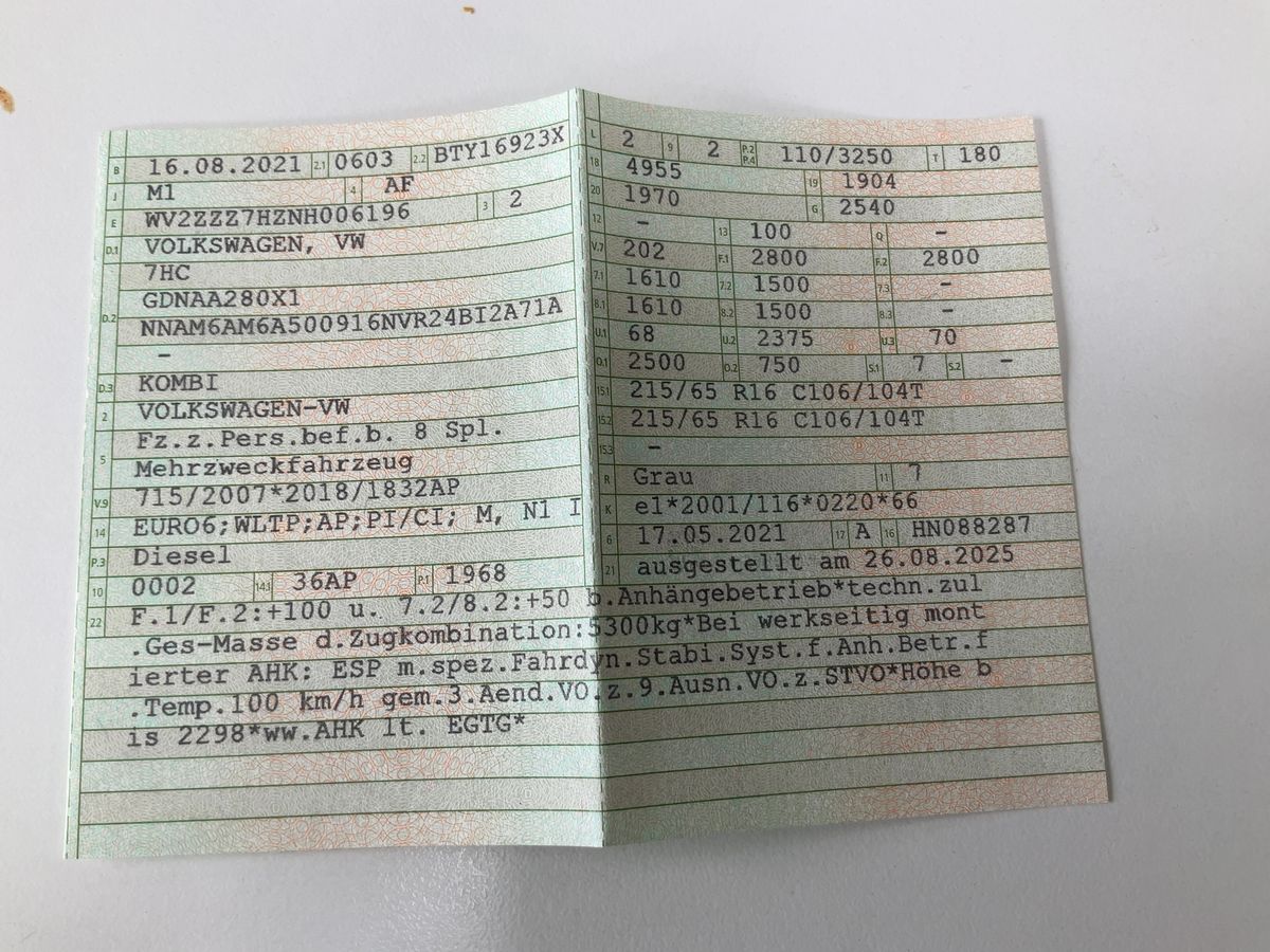 Volkswagen T6 Kombi 2.0 TDI 4Motion