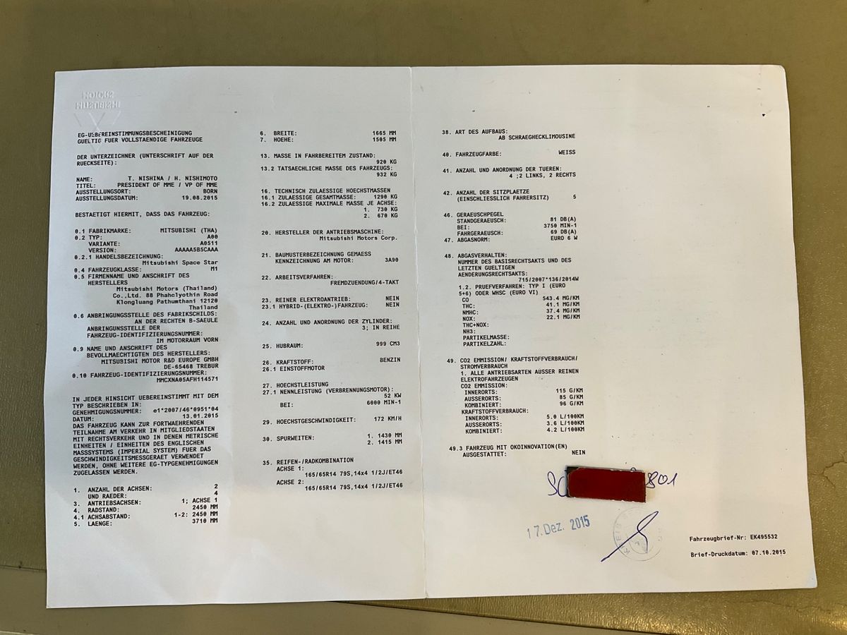 Mitsubishi Space d'occasion