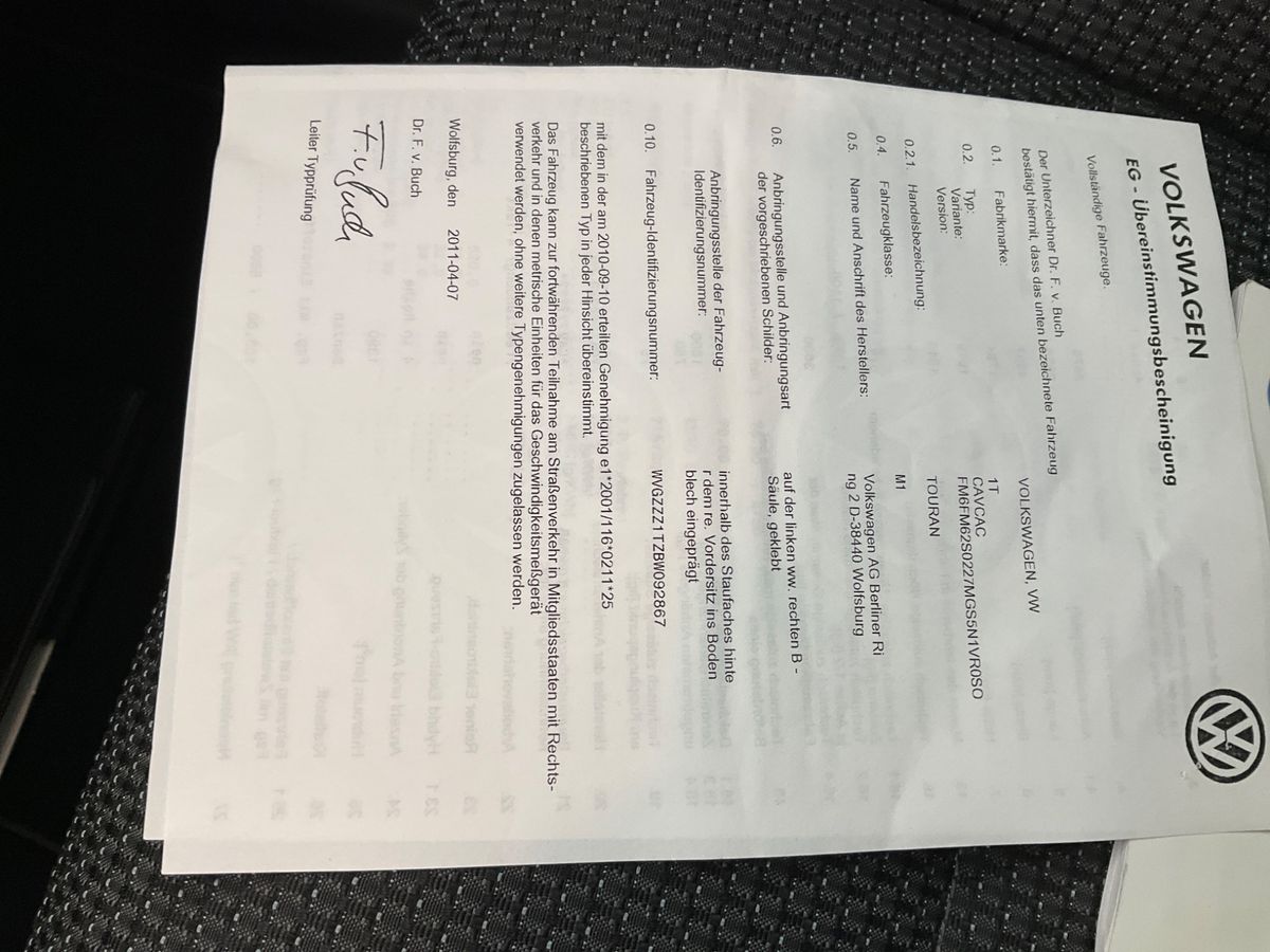 Volkswagen Touran d'occasion