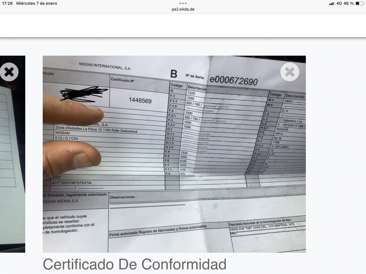 Nissan Note d'occasion