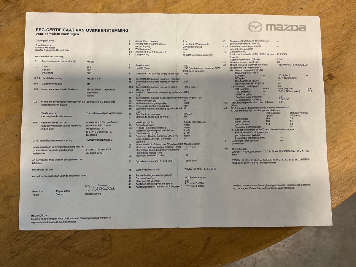 Mazda CX-5 2.2 Turbodiesel Attraction AWD