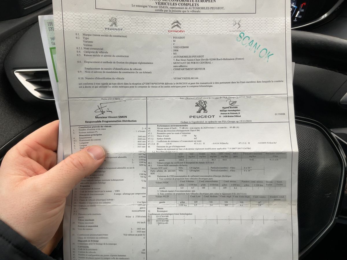 Peugeot 5008 d'occasion