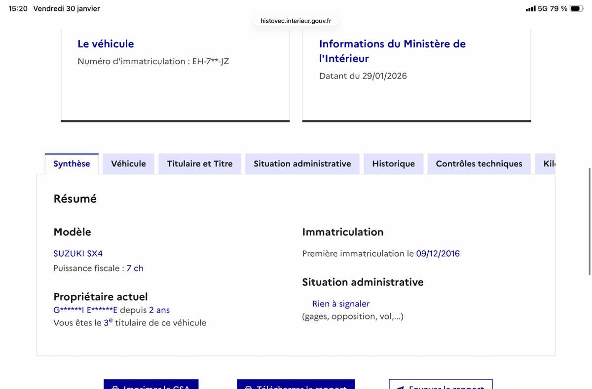 Suzuki SX4 d'occasion