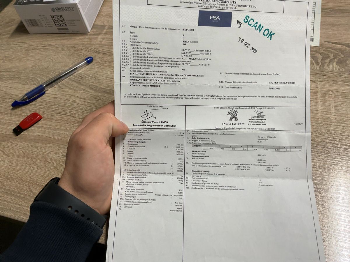 Peugeot 508 d'occasion