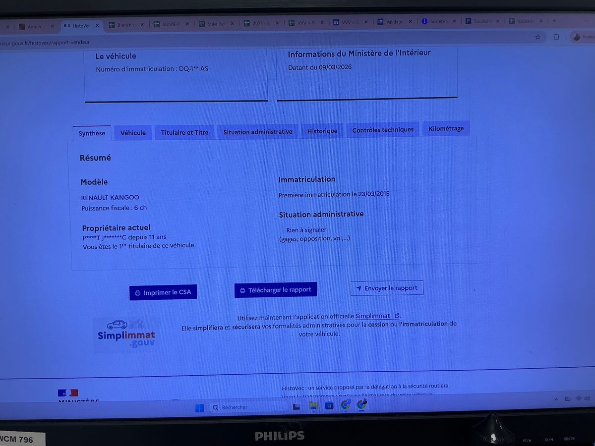 Renault Kangoo d'occasion