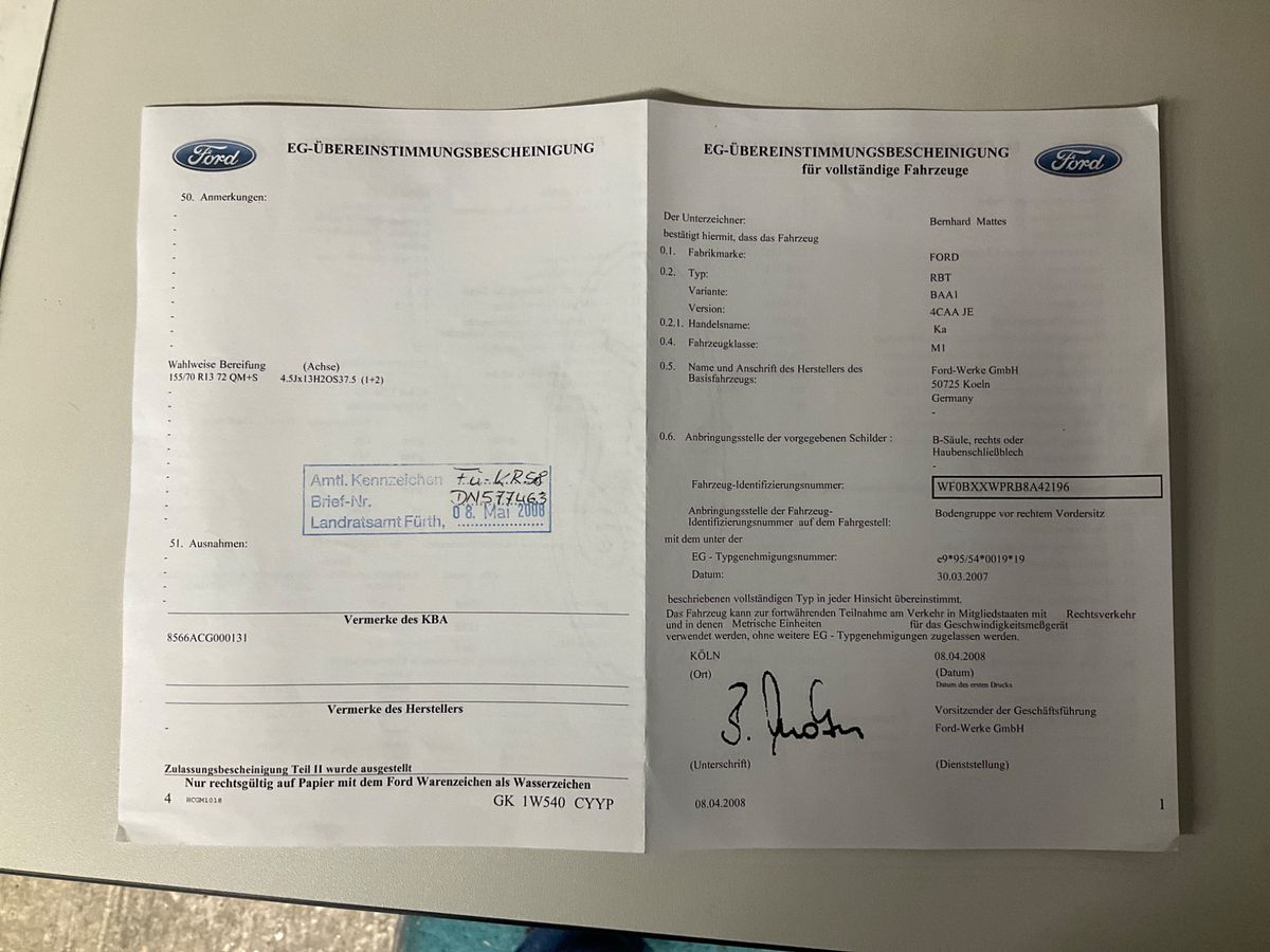 Ford Ka 1.3 Basis