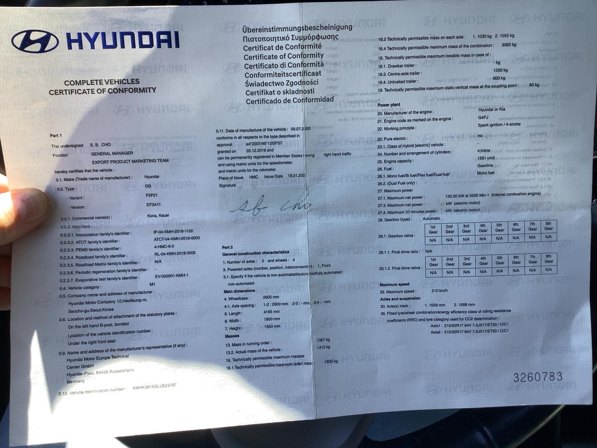 Hyundai Kona d'occasion