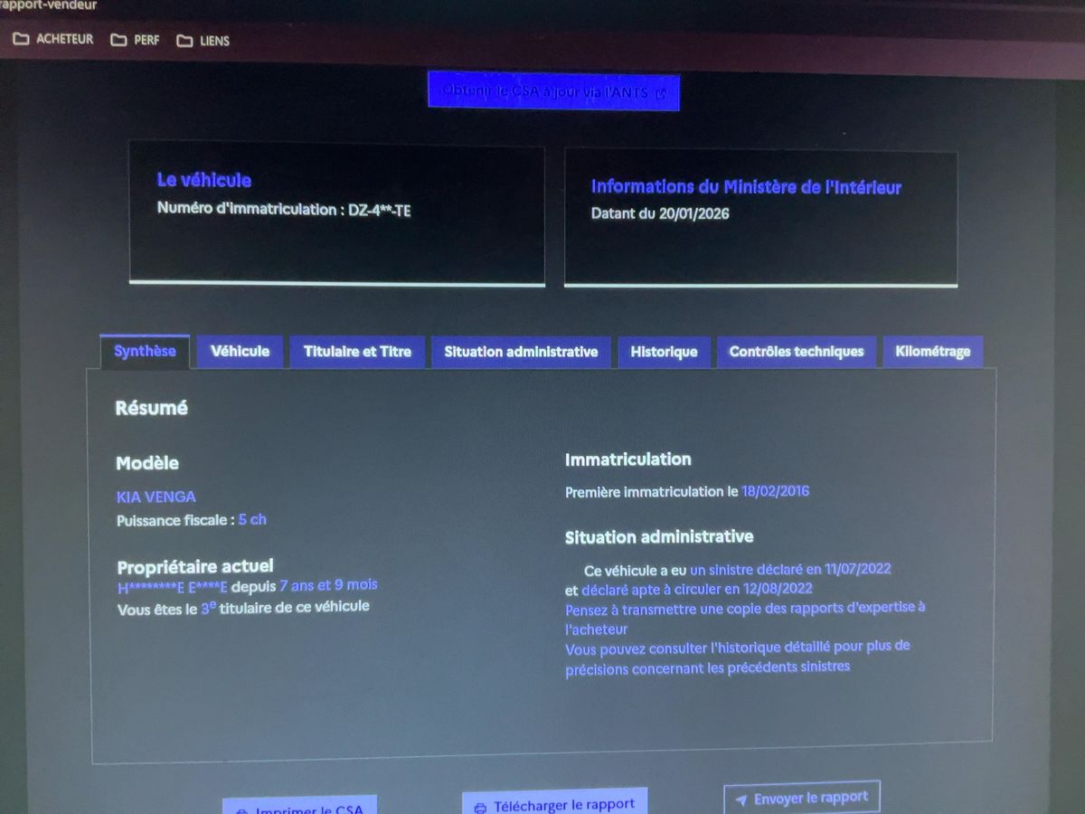 Kia Venga d'occasion