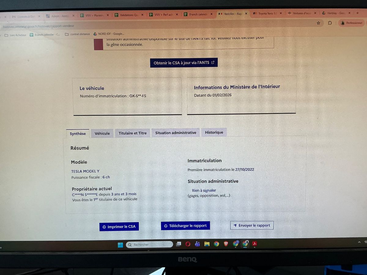 Tesla Model d'occasion