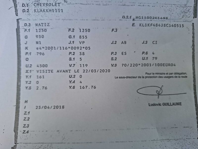 Chevrolet Matiz 0.8 SE — zdjęcie 14