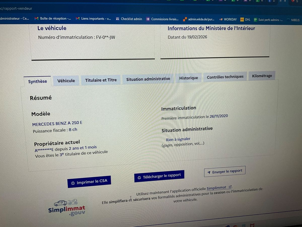 Mercedes-Benz A-Klasse d'occasion