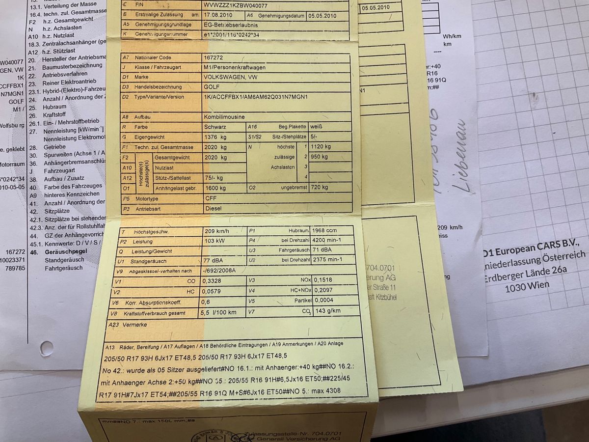 Volkswagen Golf VI 2.0 TDI Trendline 4Motion