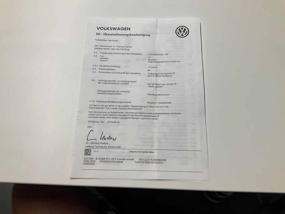 Volkswagen Touran d'occasion