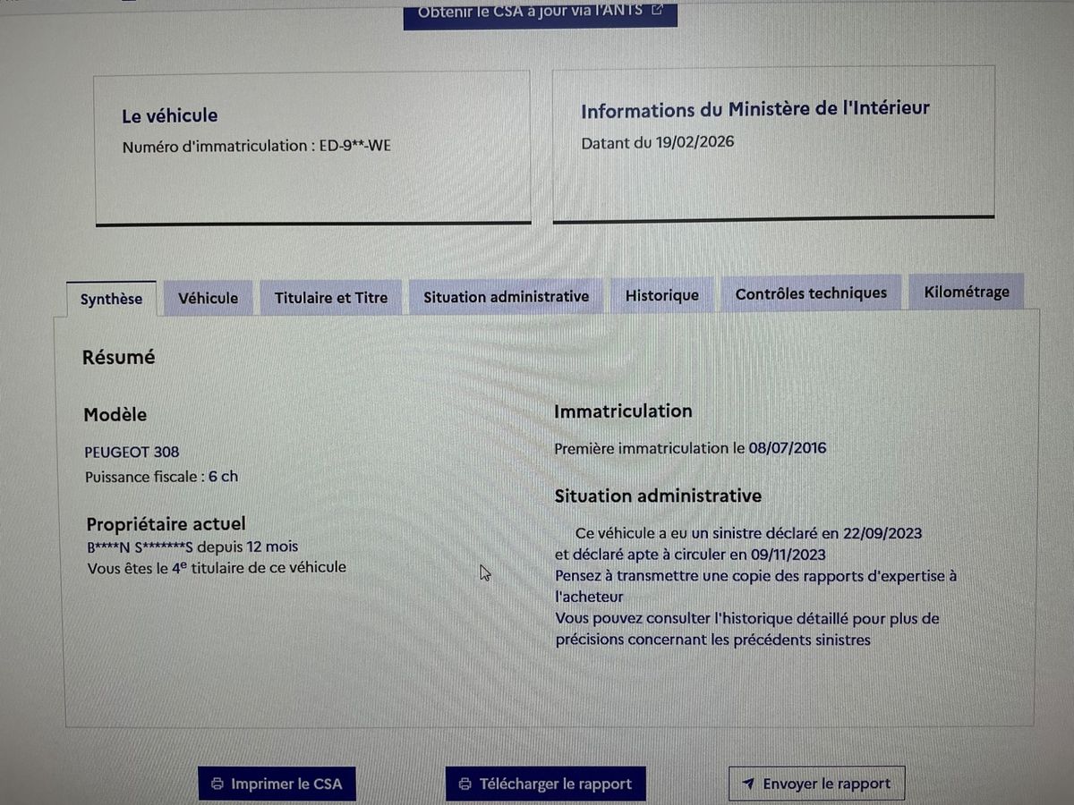 Peugeot 308 d'occasion