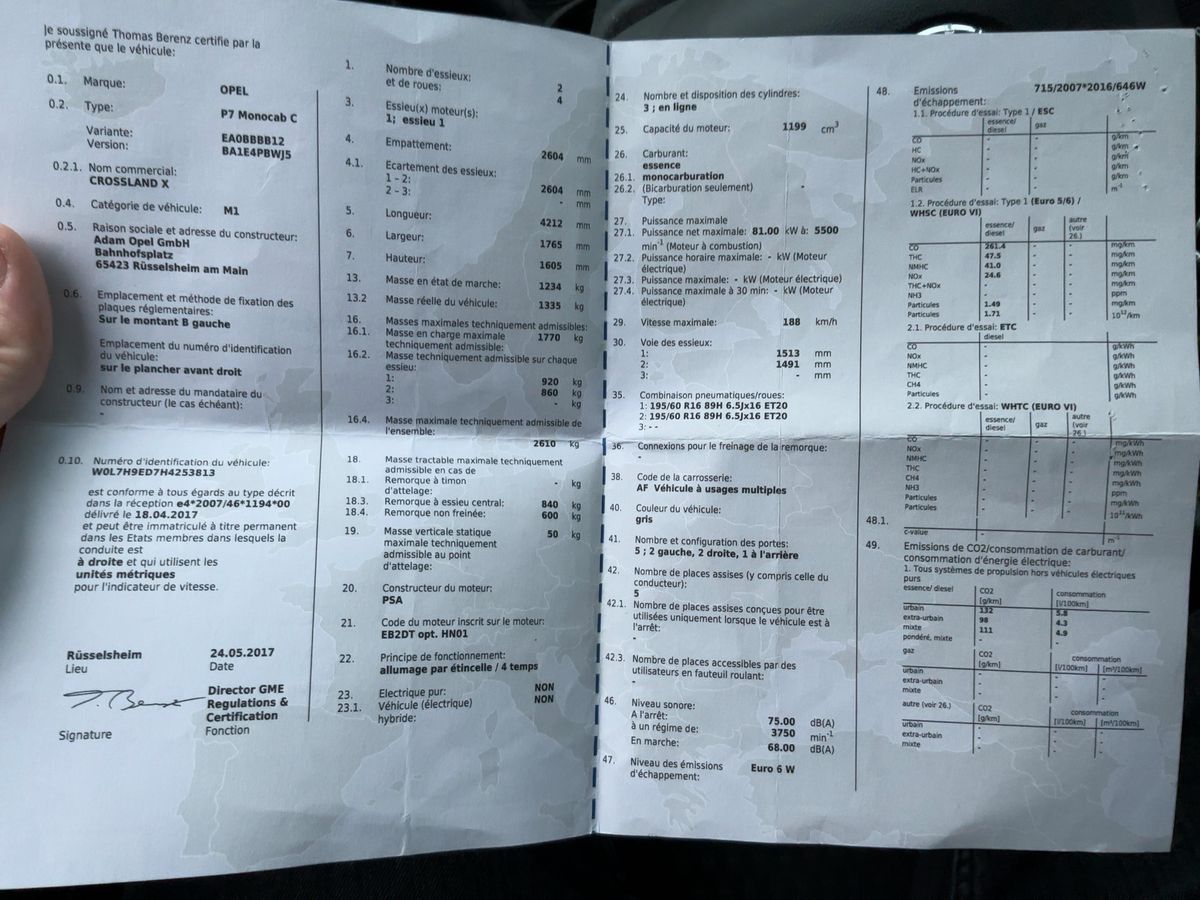 Opel Crossland d'occasion