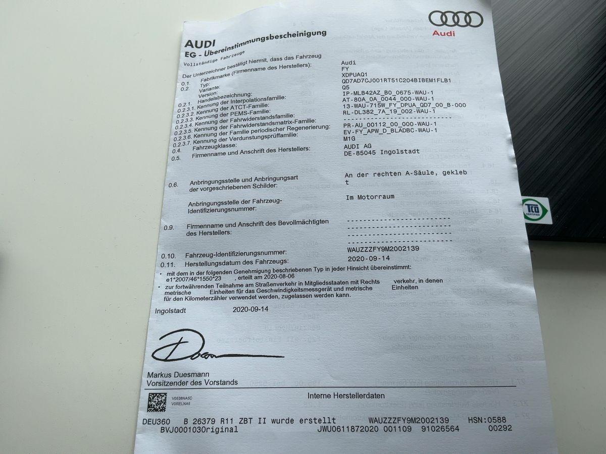 Audi Q5 d'occasion