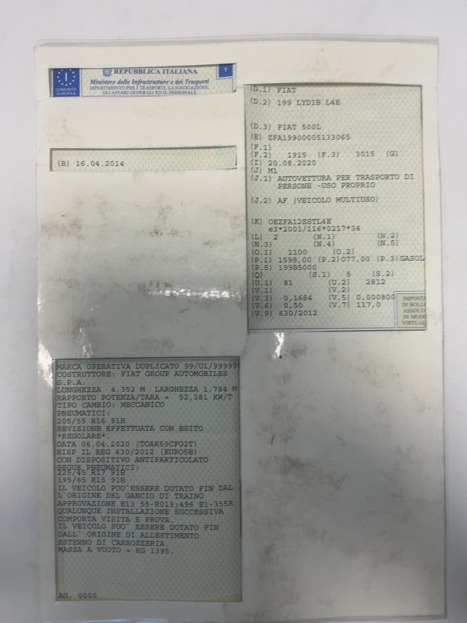 Fiat 500L d'occasion