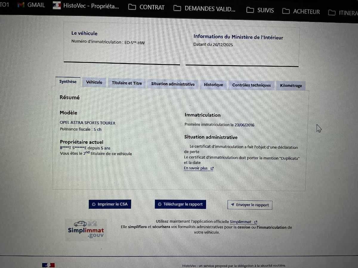 Opel Astra d'occasion