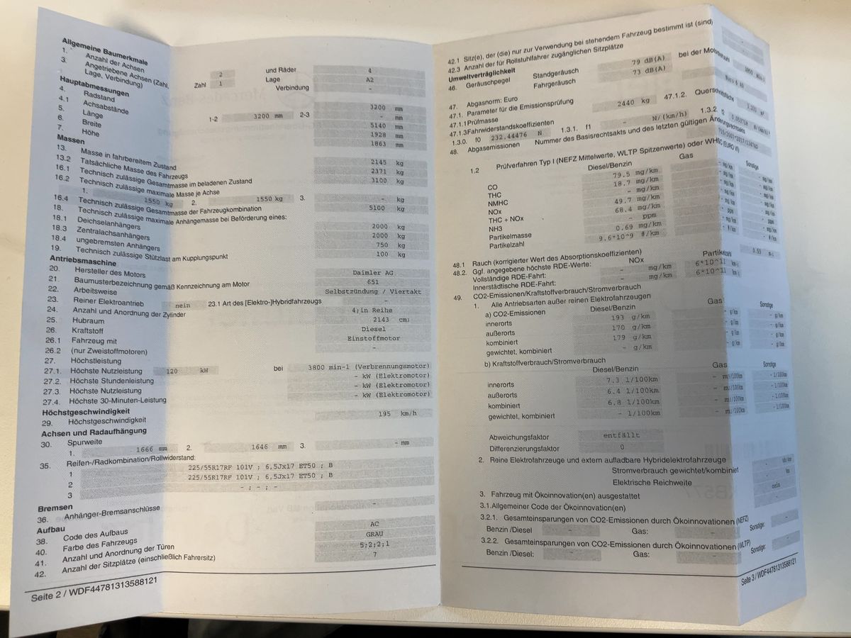 Mercedes-Benz V-Klasse d'occasion