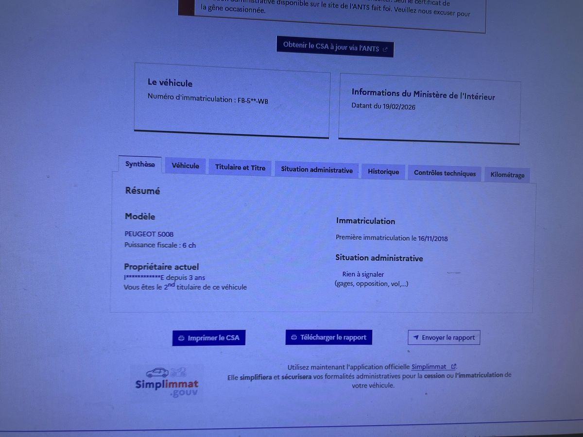 Peugeot 5008 d'occasion