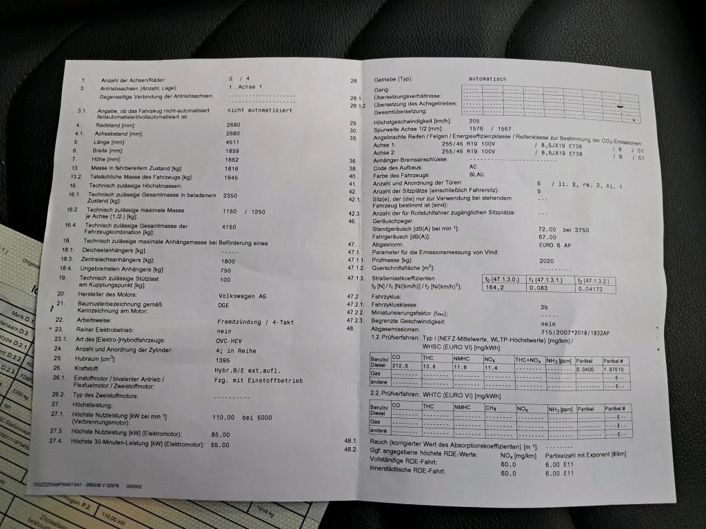 Volkswagen Tiguan 1.4 eHybrid R-Line