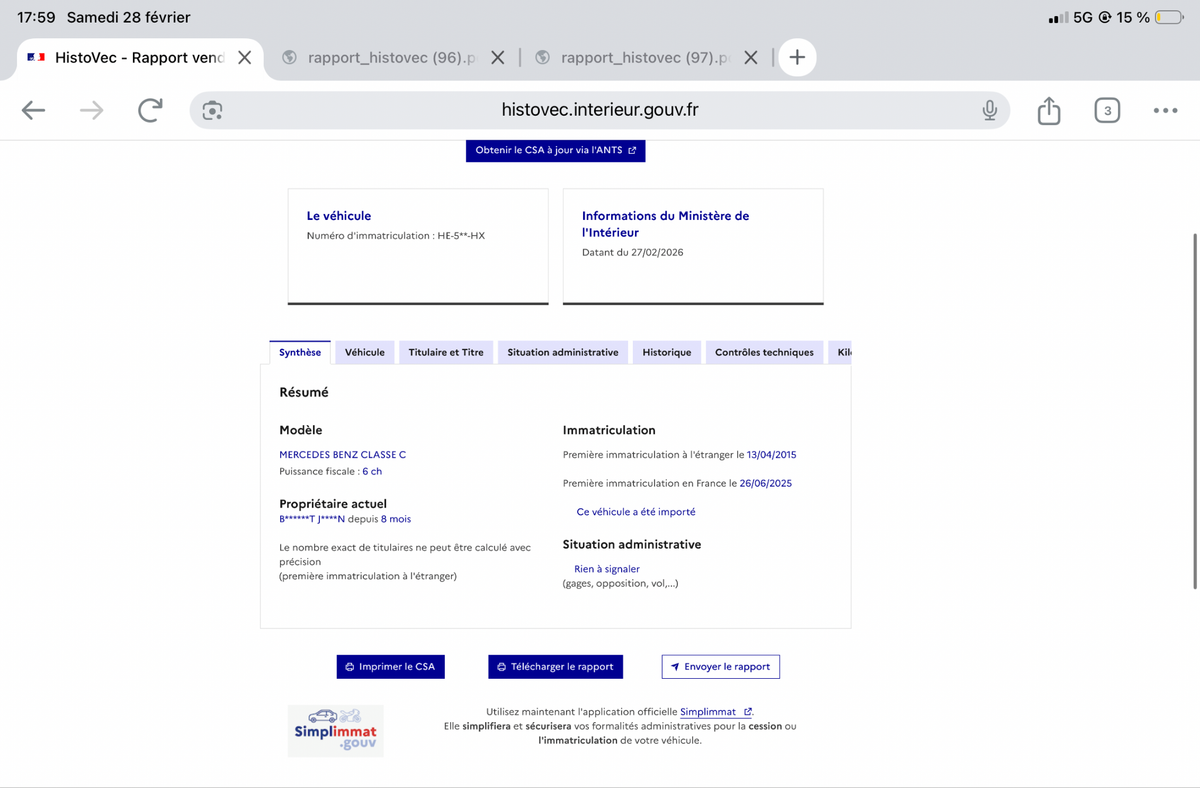 Mercedes-Benz C-Klasse d'occasion