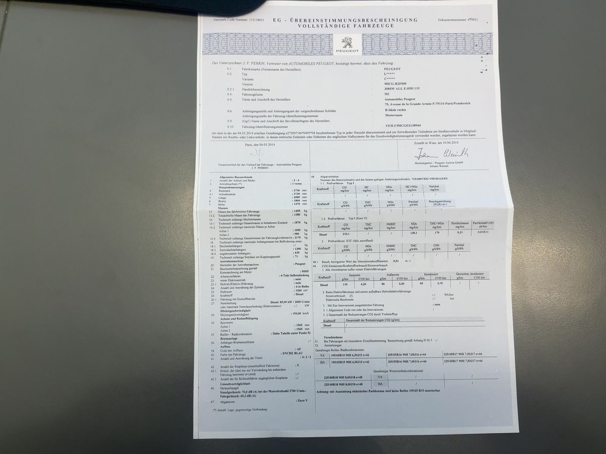 Peugeot 308 d'occasion
