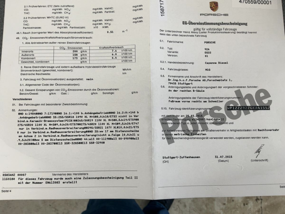 Porsche Cayenne d'occasion