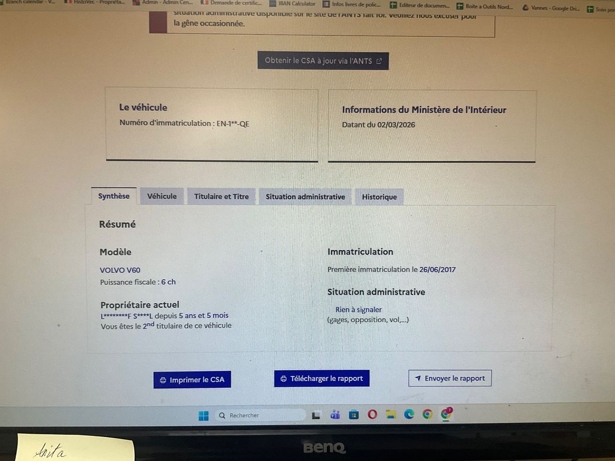 Volvo V60 d'occasion