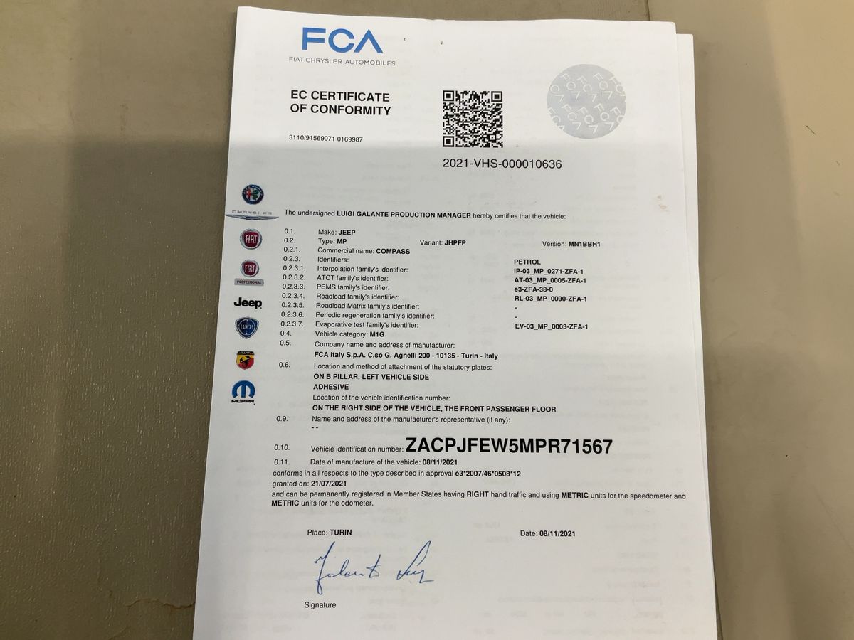 Jeep Compass d'occasion